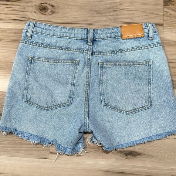 Avec Les Filles Blue Cutoff Denim Shorts Women’s 27 - Picture 3 of 4